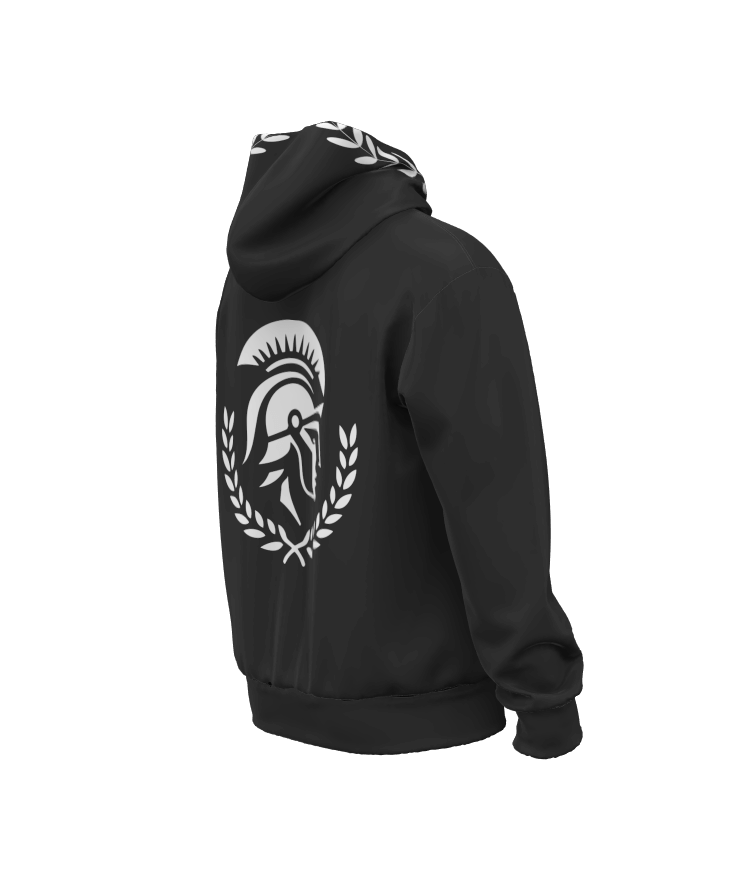 Black Ares Fleece Jacket | Promachos Clothing UK