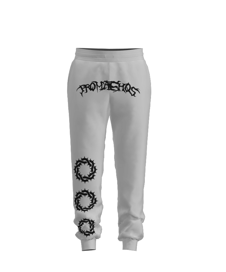 Grey Ares Fleece Joggers | Promachos Clothing UK