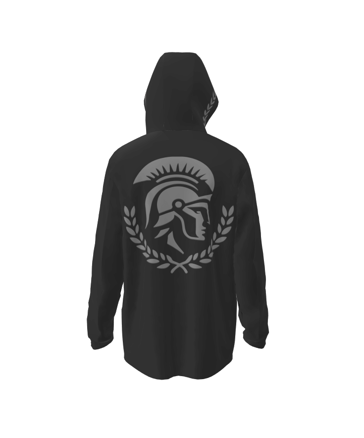 Black Ares Reflective Windbreaker | Promachos Clothing UK