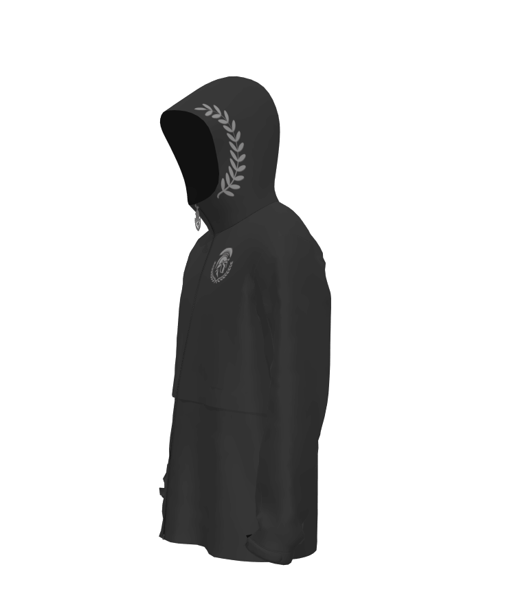 Black Ares Reflective Windbreaker | Promachos Clothing UK