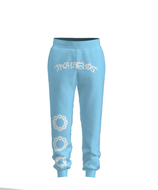 Blue Ares Fleece Joggers | Promachos Clothing UK