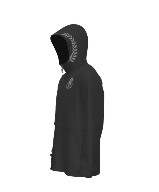 Black Ares Reflective Windbreaker | Promachos Clothing UK