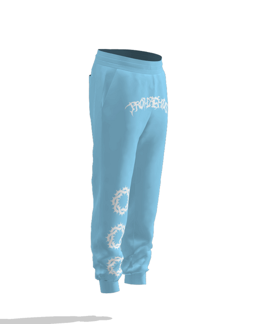 Blue Ares Fleece Joggers | Promachos Clothing UK 