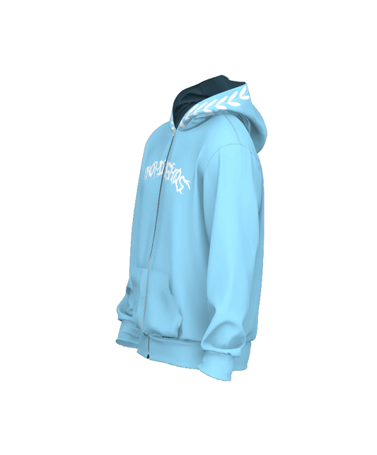 Blue Ares Fleece Jacket | Promachos Clothing UK